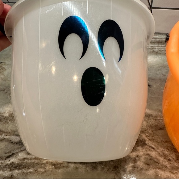 Halloween trick or treat candy pails ghost pumpkin - Picture 3 of 6